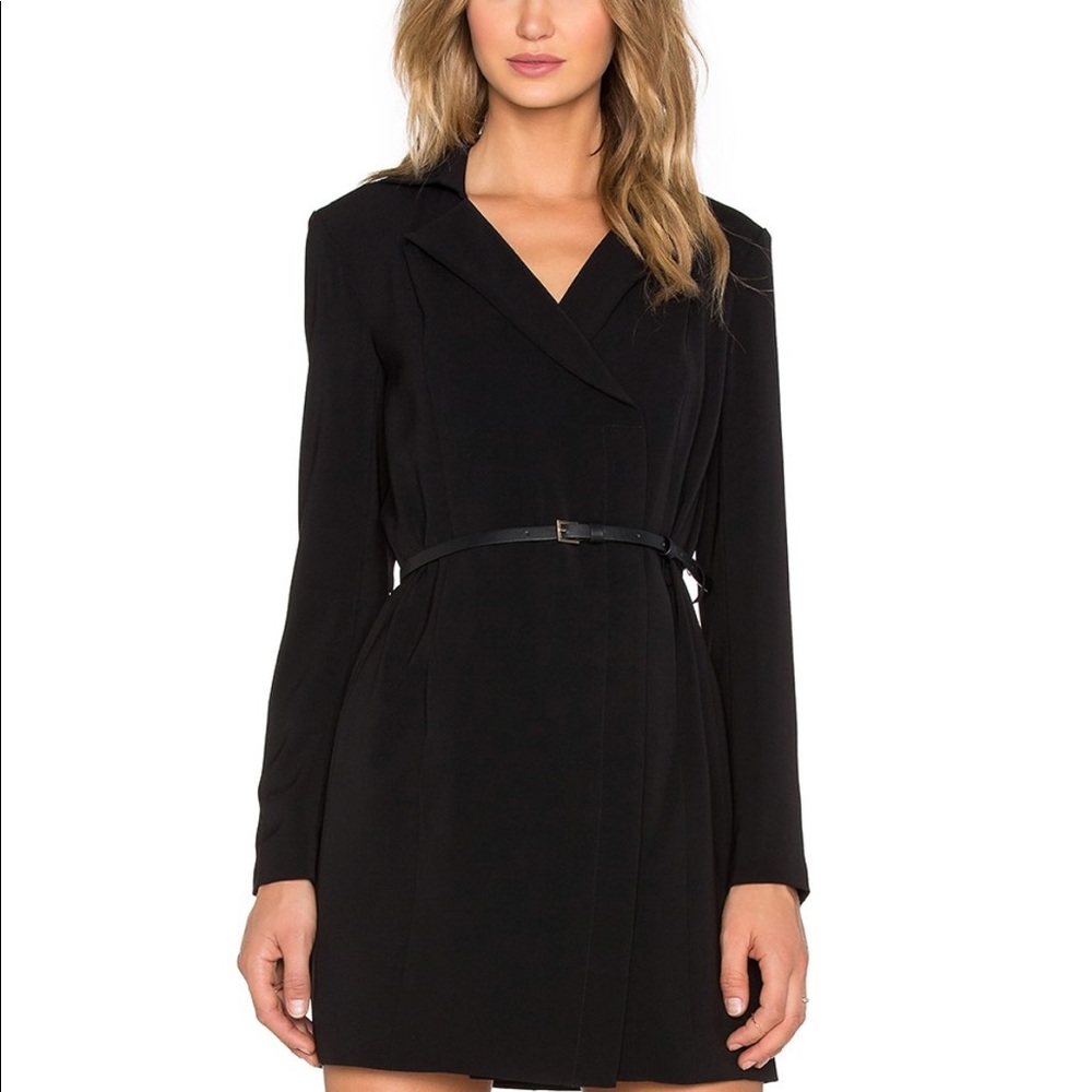 Halston Heritage Long Sleeve Trench Shirtdress